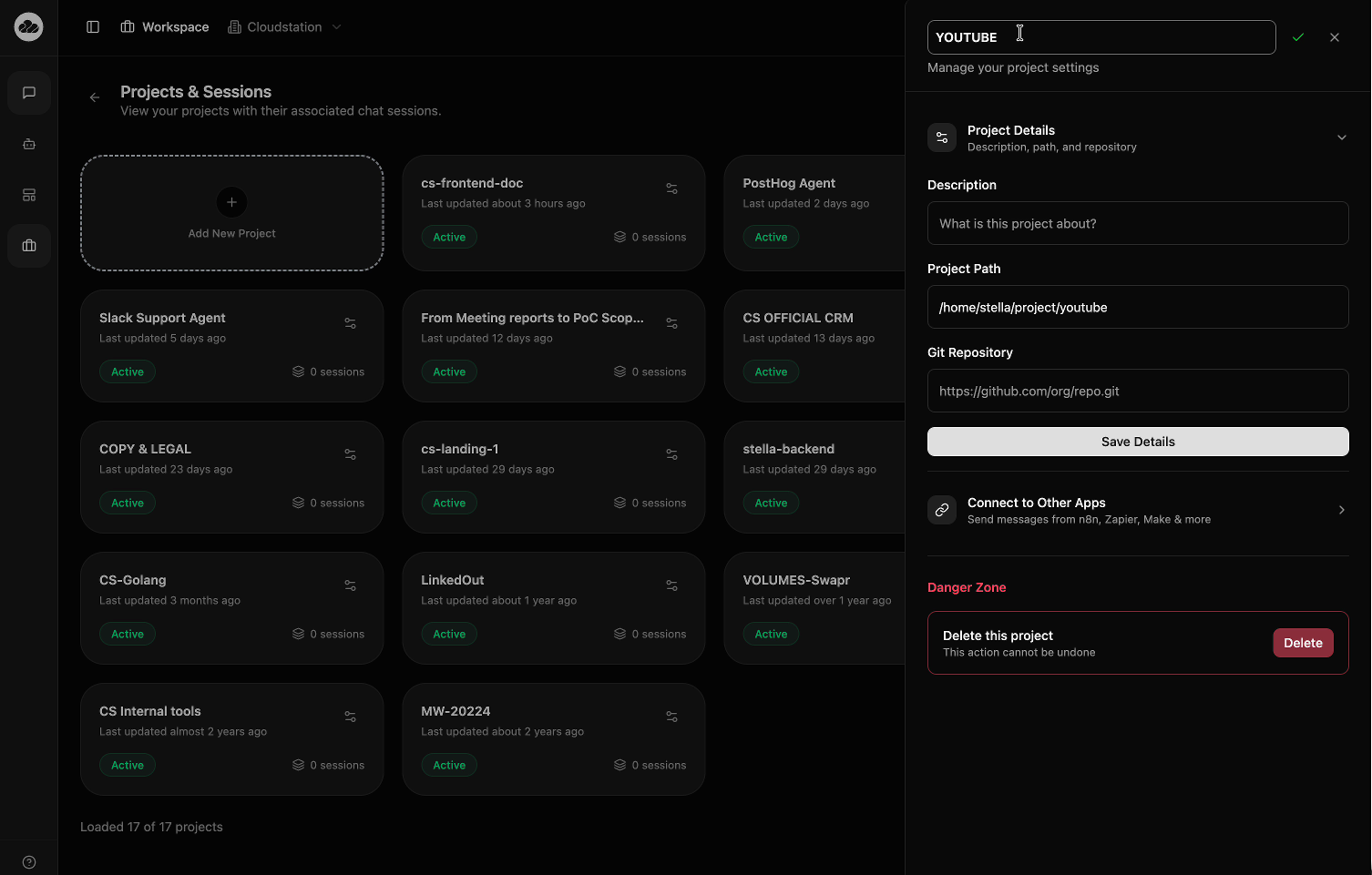 Project Settings