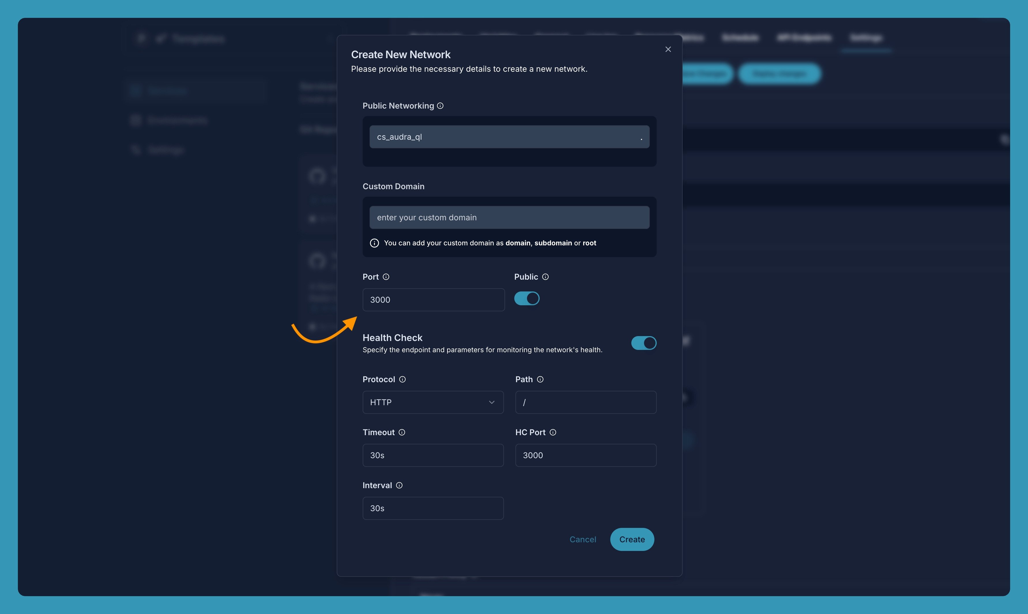 CloudStation Add New Port