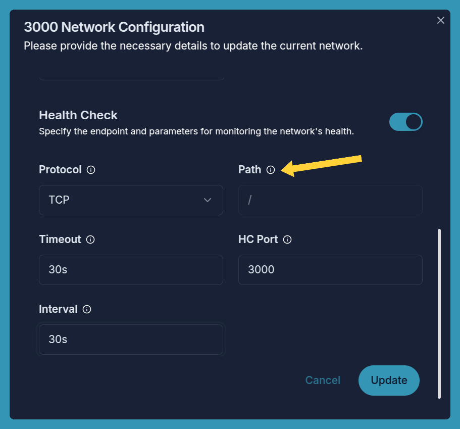 Healthcheck Path