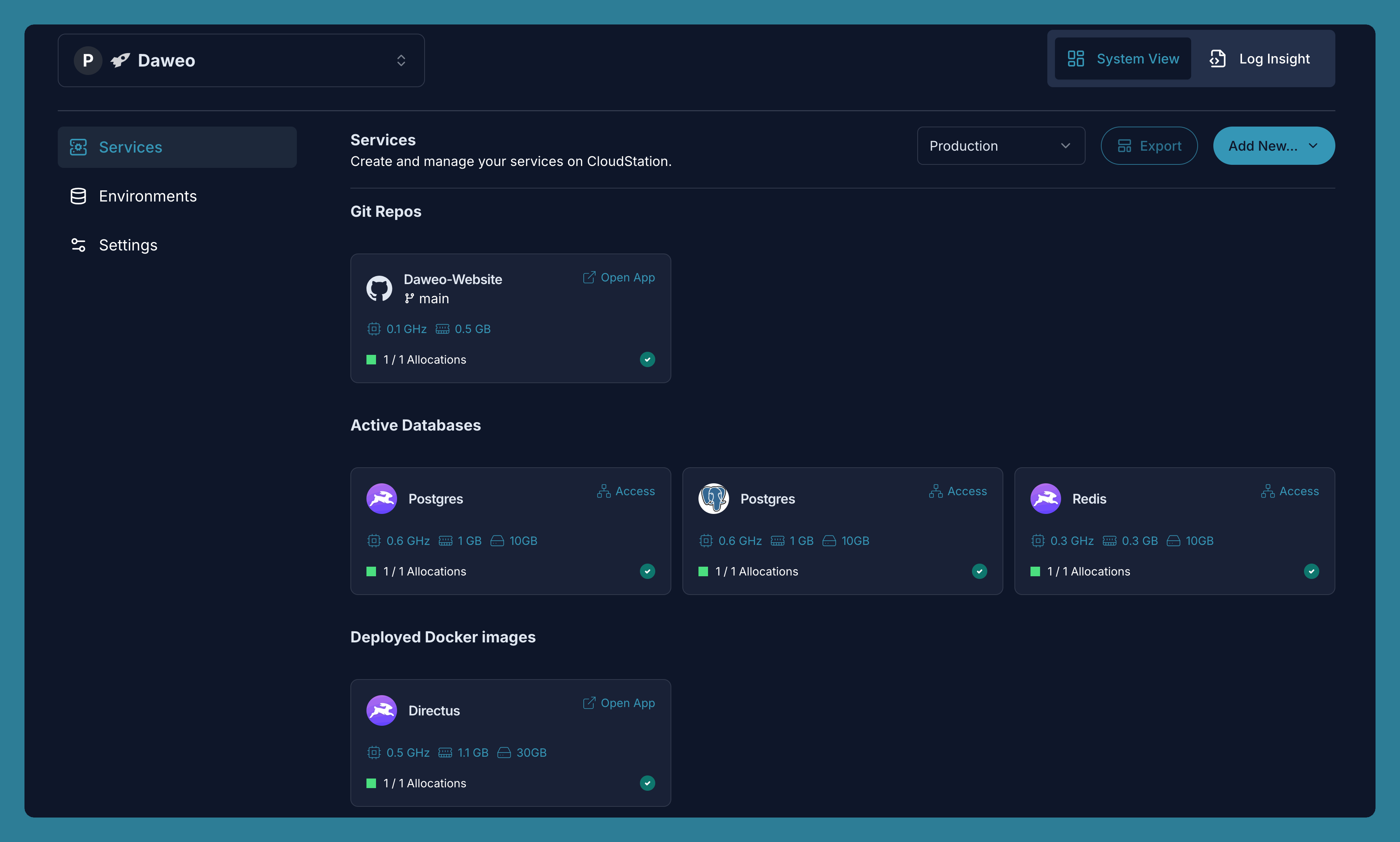 CloudStation Project Layout