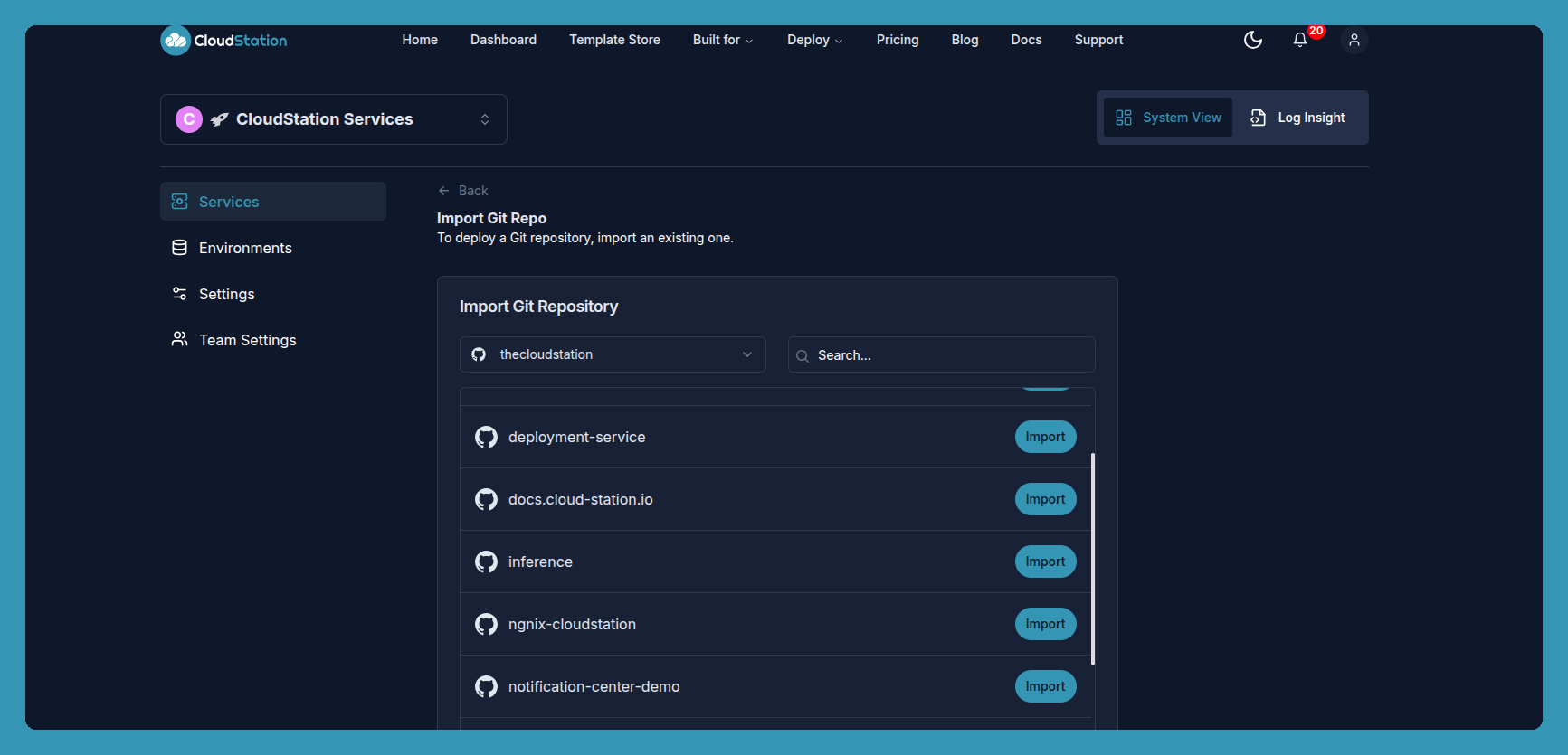 Manage Database data